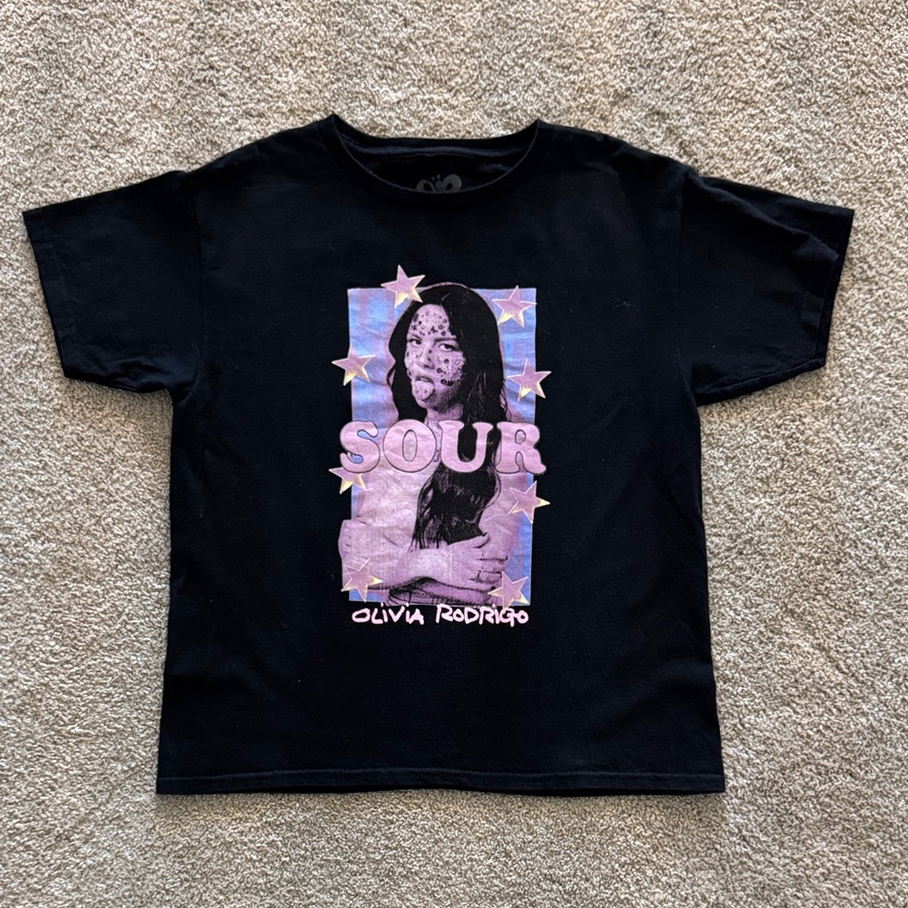 Olivia Rodrigo Black T-Shirt